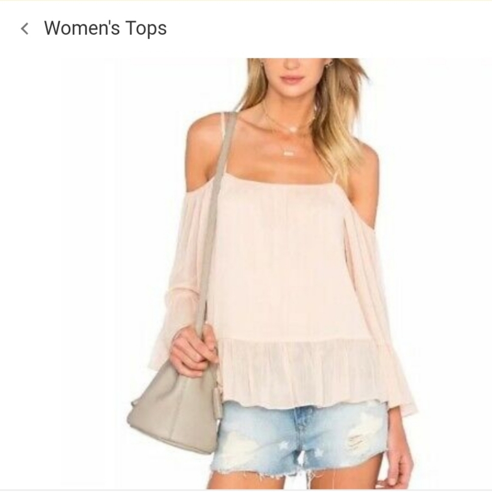 LOVERS AND FRIENDS  Maison Cold Shoulder Flounce
